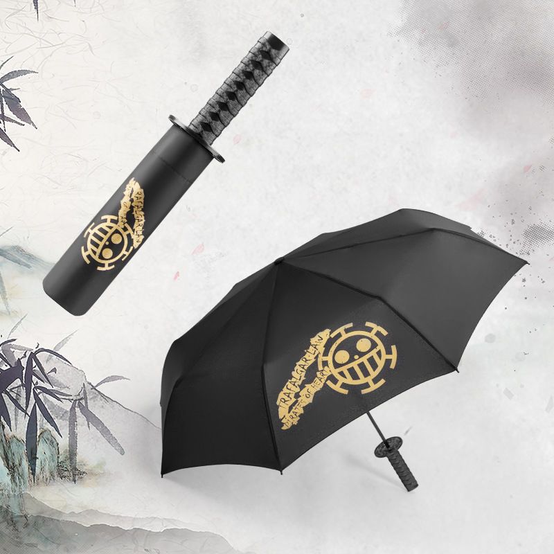 更新:79769574 (2pc/2件) 雨遮雨傘武士刀海賊王one Piece sword umbrella #pdc 991633