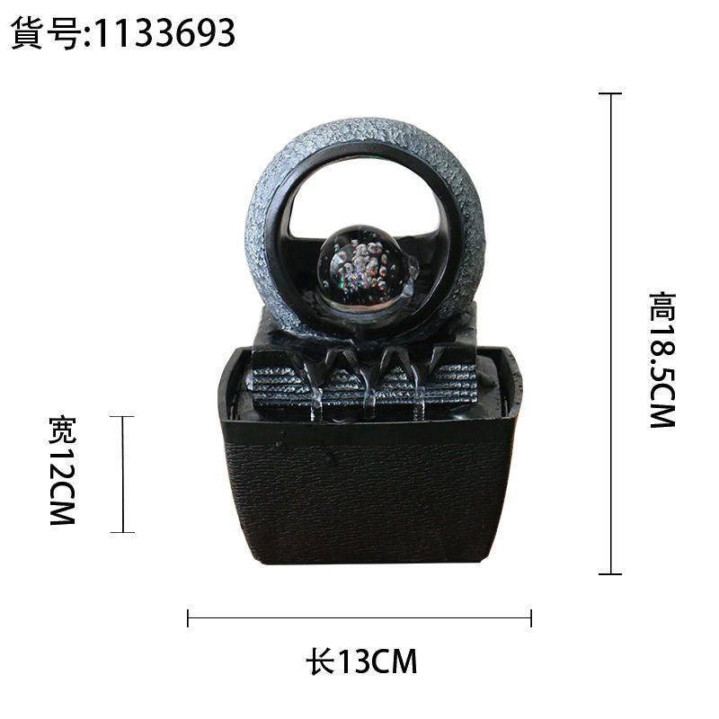 更新:79769498-96 (2pc/2個) 風水輪瀑布流水擺設 waterfall fountain #PDC 740856