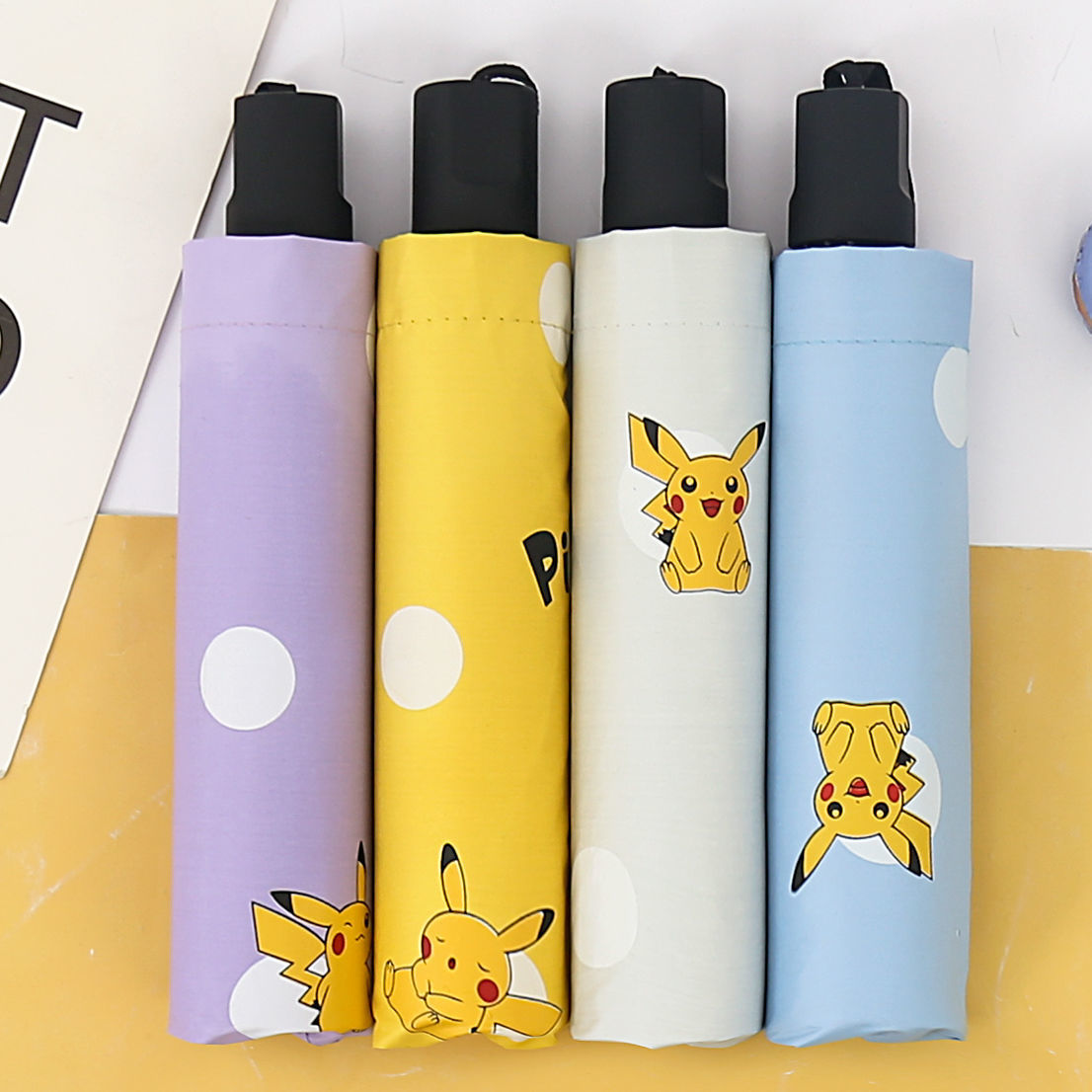 更新:79769486-98 (2pc/2件) 雨遮雨傘寵物小精靈比卡超pokemon umbrella #pdc 901407