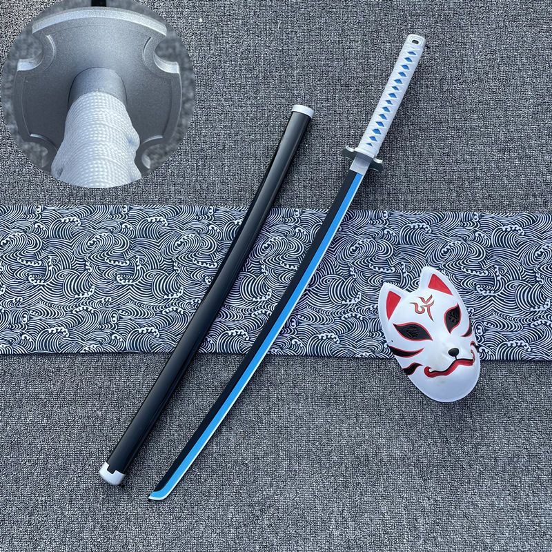 更新:79769479-99 (2pc/2件) 木製武士刀擺設鬼滅之刃100cm demon slayer wooden sword decoration bmp #pdc 871541