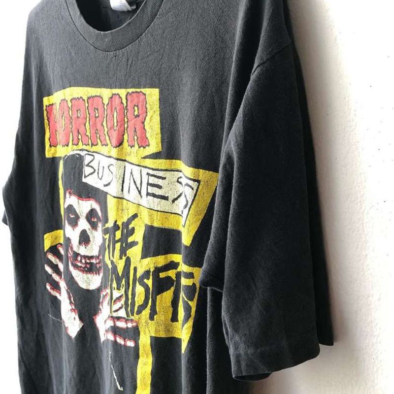 更新:79769392-99 (2pc/2件) 成人搖滾rock and roll horror the misfits tee #PDC 871406