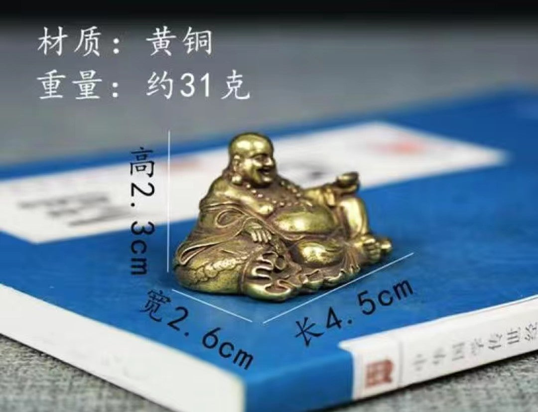 更新:79769490-99 純銅風水擺設佛像笑佛 decoration Buddha #pdc 641330