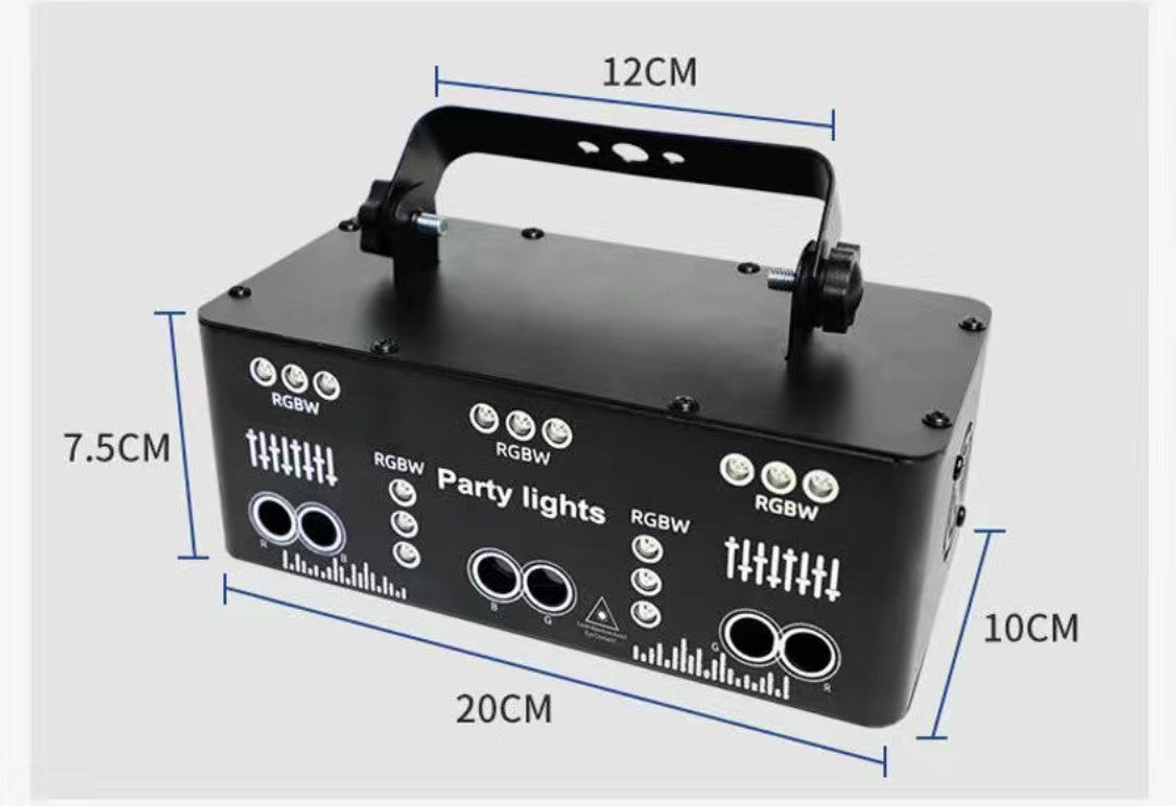 更新:79769487-96 舞台燈光雷射led激光閃頻燈 disco lazer lighting party light #pdc 800803