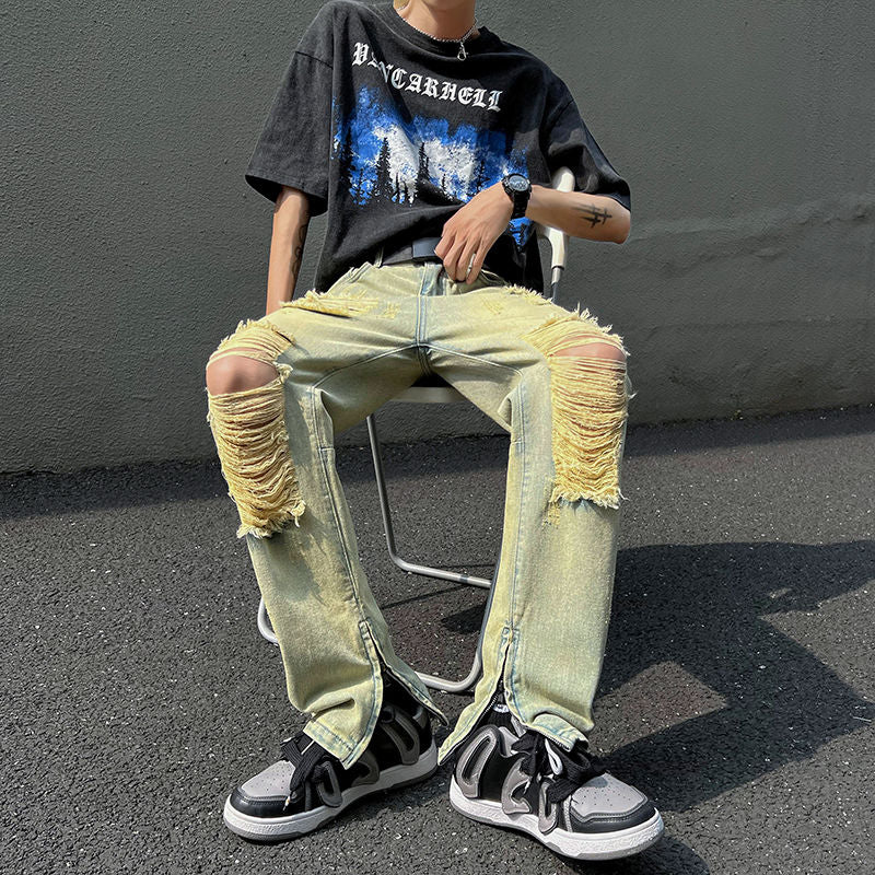 更新:79769574 (2pc/2件) 牛仔褲工人褲工裝褲寬鬆褲休閒褲類別 jeans pants overall #pdc 991010