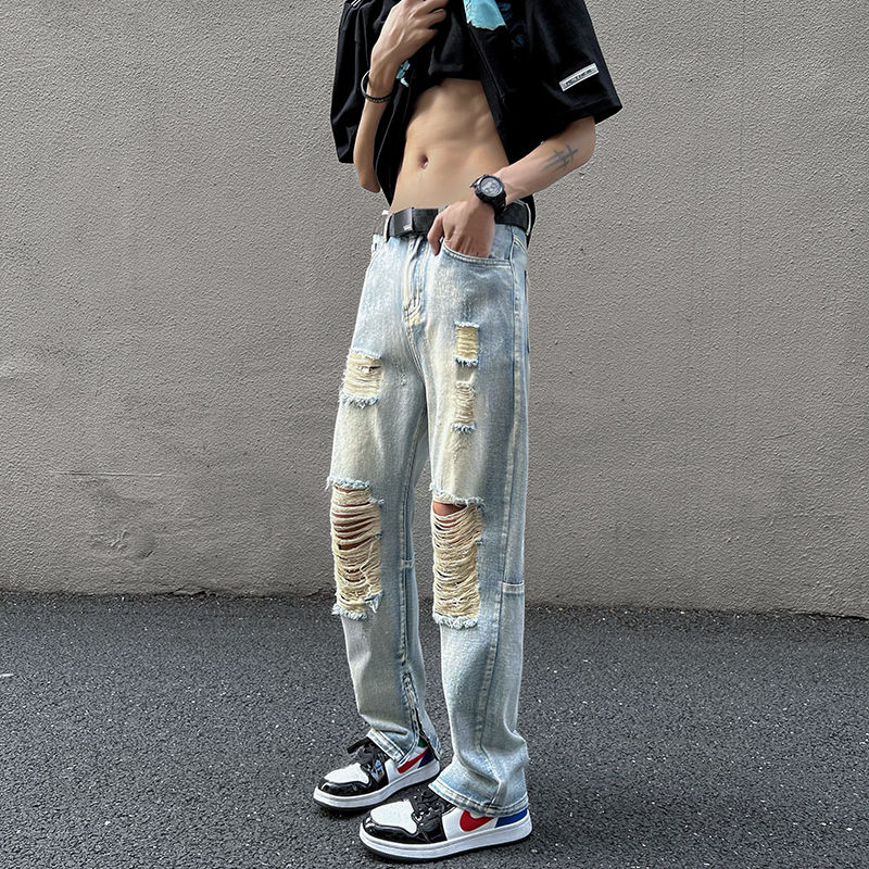 更新:79769574 (2pc/2件) 牛仔褲工人褲工裝褲寬鬆褲休閒褲類別 jeans pants overall #pdc 991010