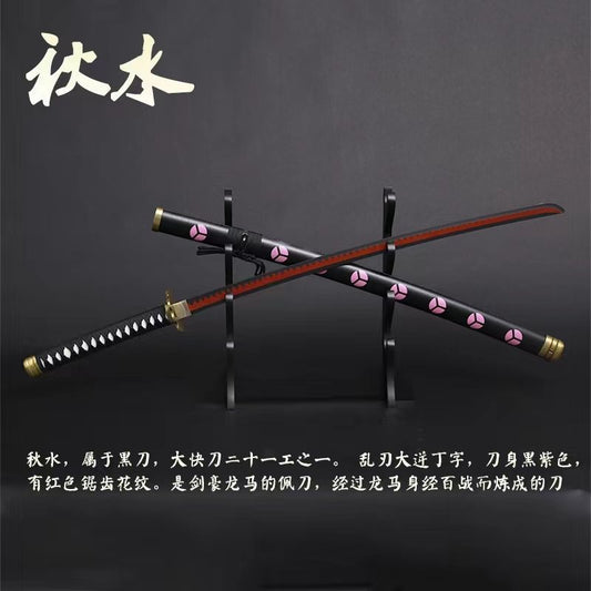 更新:79769573-98 (2pc/2件) 木製武士刀擺設海賊王 one Piece wooden sword decoration #pdc 870647