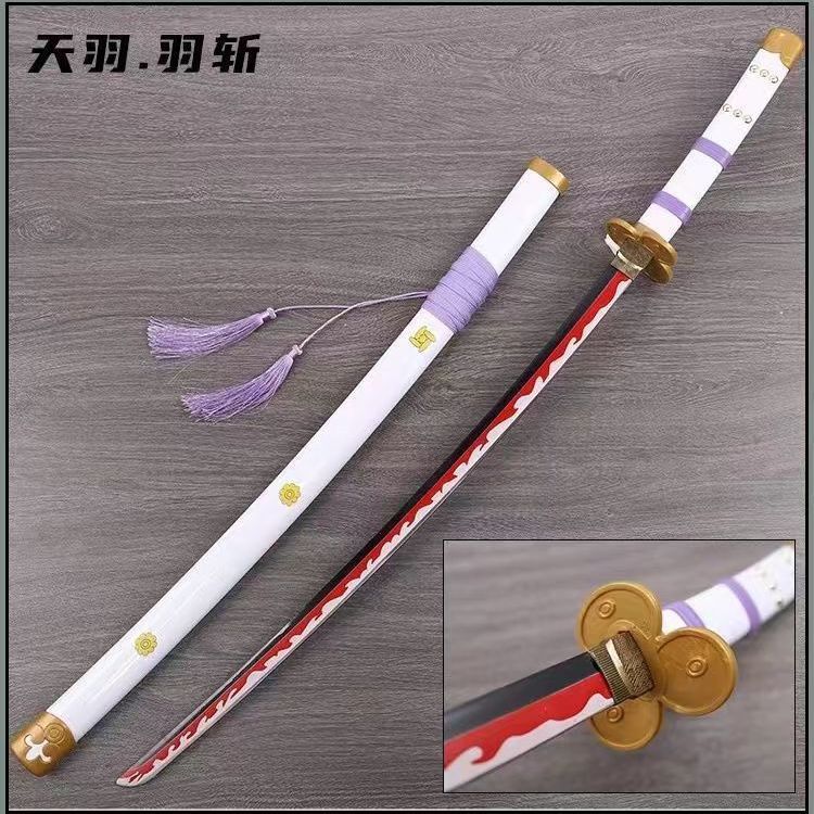 更新:79769573-98 (2pc/2件) 木製武士刀擺設海賊王 one Piece wooden sword decoration #pdc 870647