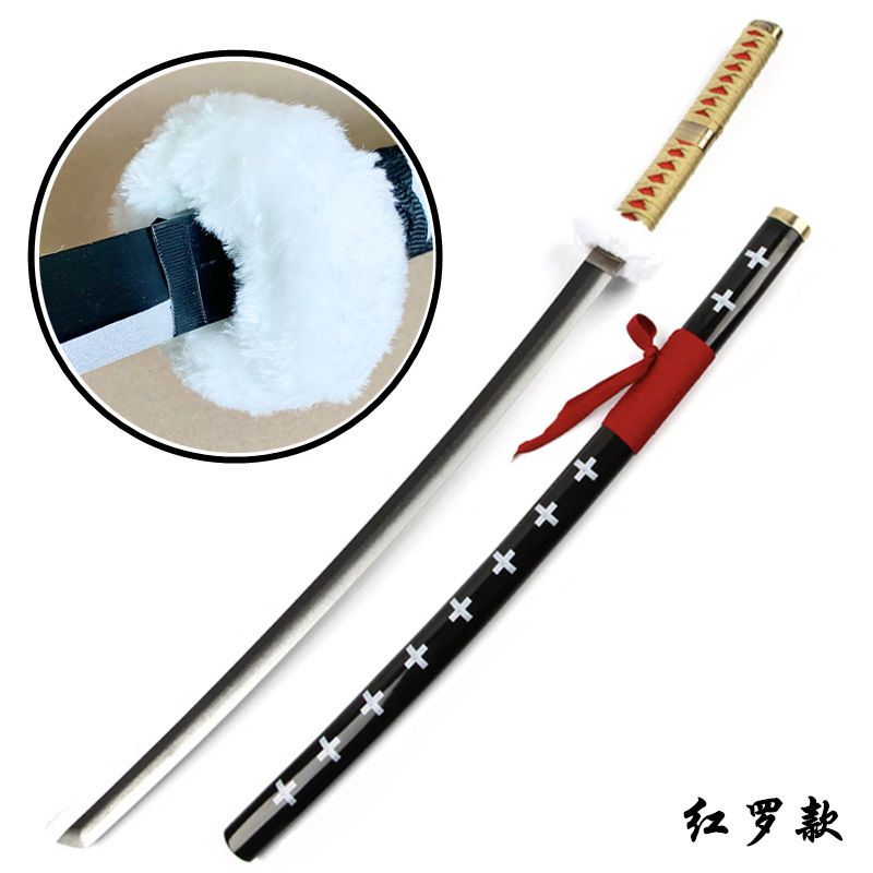 更新:79769573-98 (2pc/2件) 木製武士刀擺設海賊王 one Piece wooden sword decoration #pdc 870647