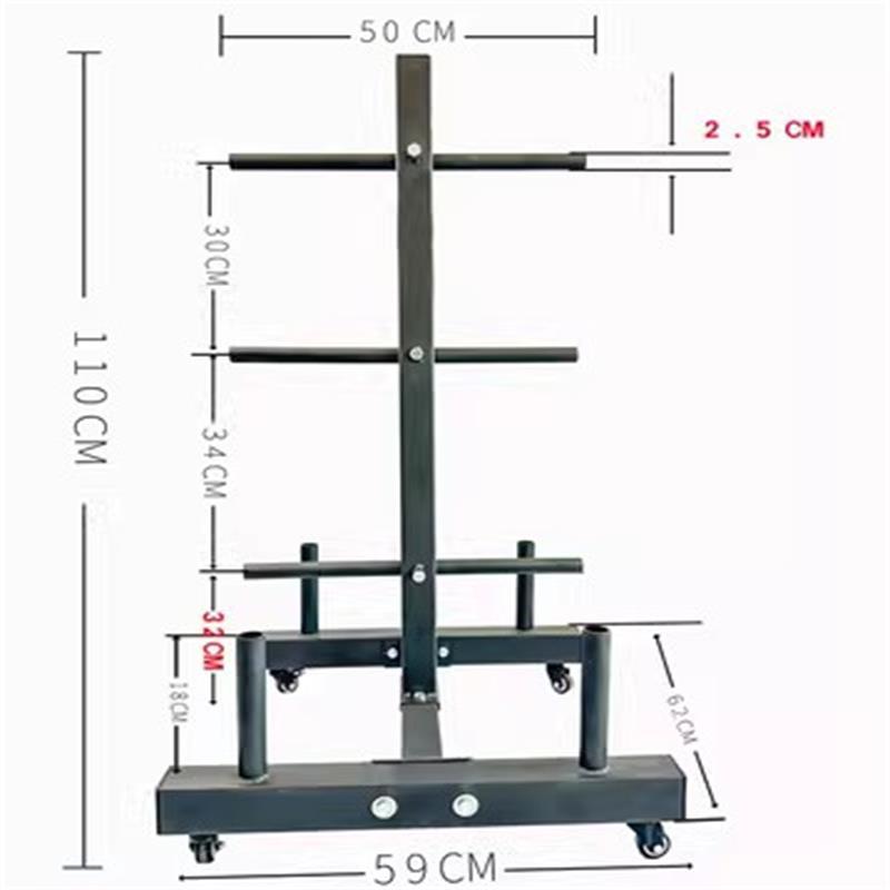 更新:79769573-96 鐵餅槓鈴架冇包槓鈴鐵餅 barbell rack only #pdc 990829