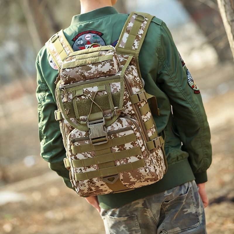 更新:79769573-95 戰術跑步攀山露營背囊背包腰包 military tactical wargame war game running bag #pdc 810839