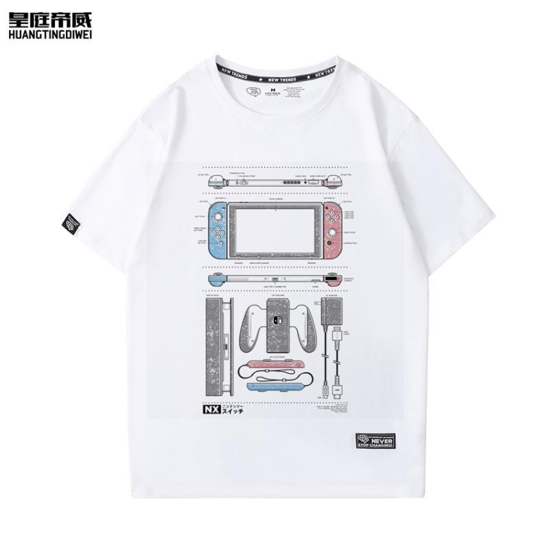 更新:79769573-90 (2pc/2件) 成人任天堂紅白機nintendo ps station switch tee #PDC 581014