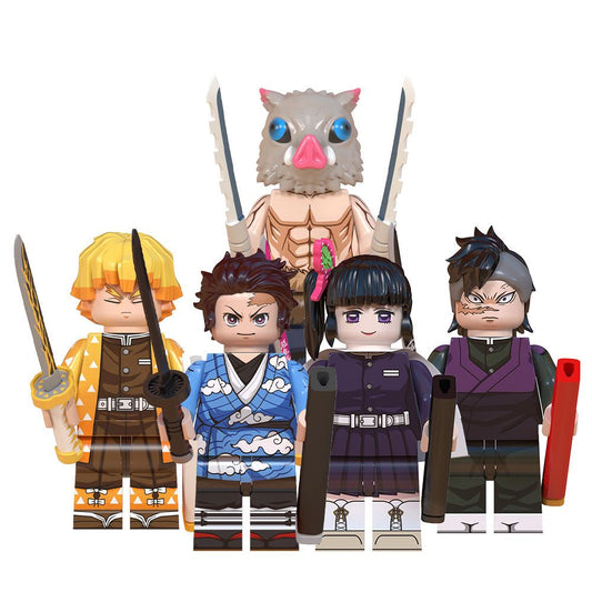 更新:79769571-89 套裝積木人仔鬼滅之刃demon slayer minifigure minifigures #pdc 971304