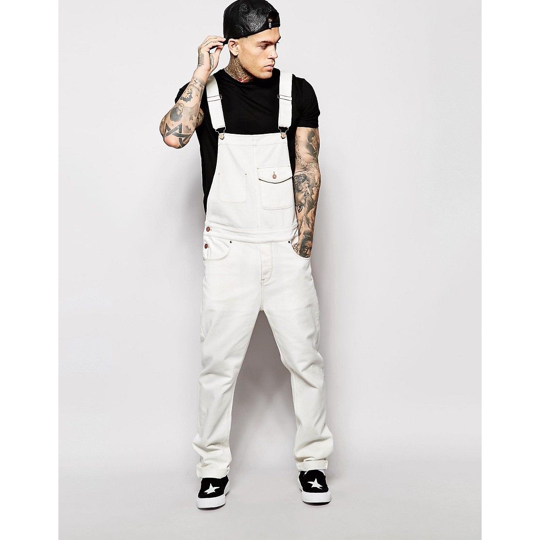 更新:79769570-94 (2pc/2件) 牛仔褲工人褲工裝褲寬鬆褲休閒褲類別 jeans pants overall #pdc 711425