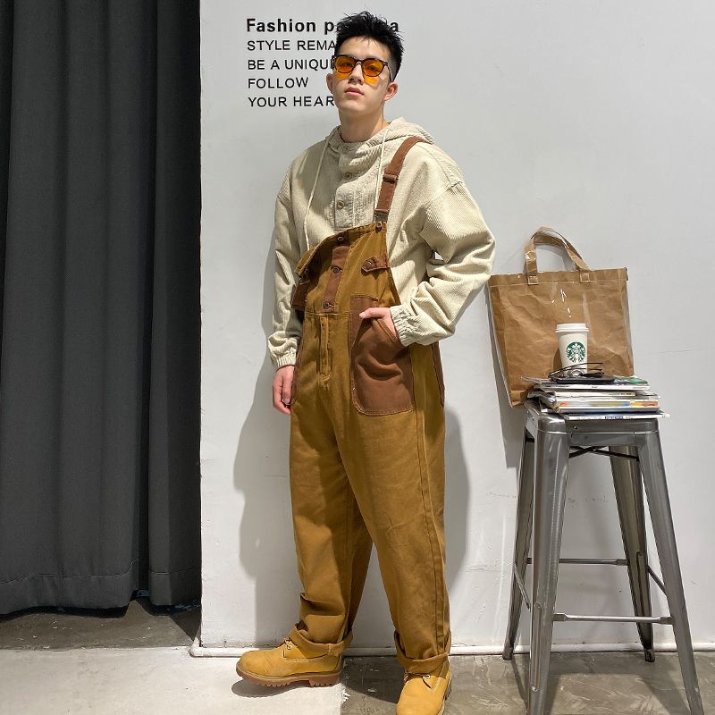 更新:79769570-94 (2pc/2件) 牛仔褲工人褲工裝褲寬鬆褲休閒褲類別 jeans pants overall #pdc 711425