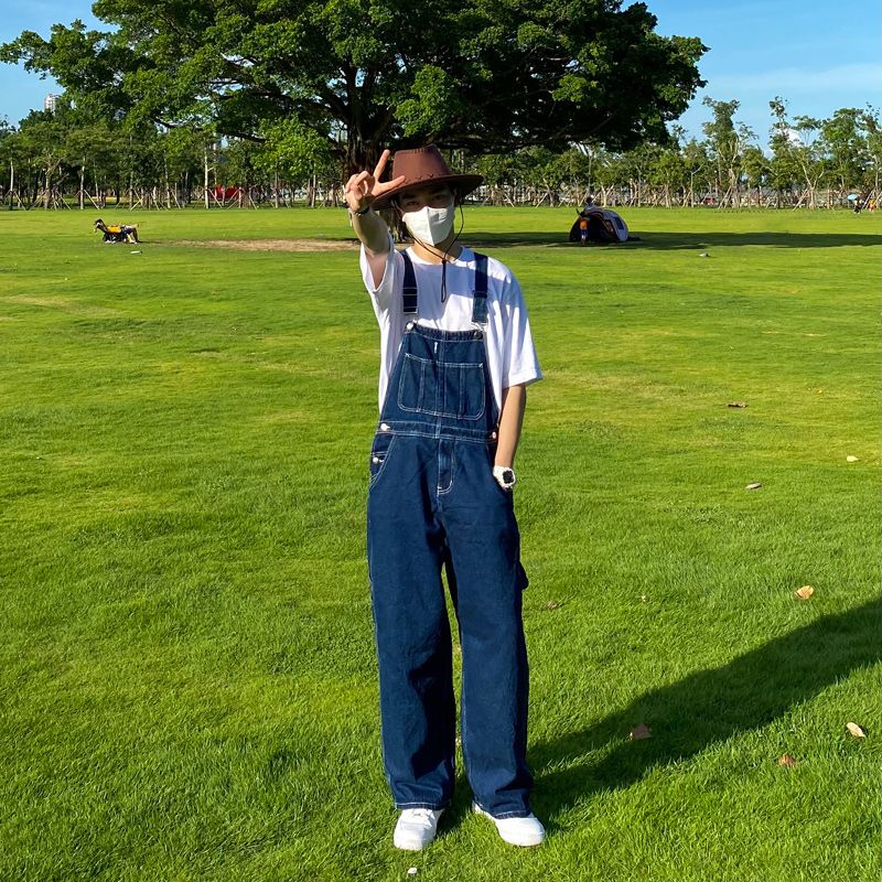 更新:79769570-94 (2pc/2件) 牛仔褲工人褲工裝褲寬鬆褲休閒褲類別 jeans pants overall #pdc 711425