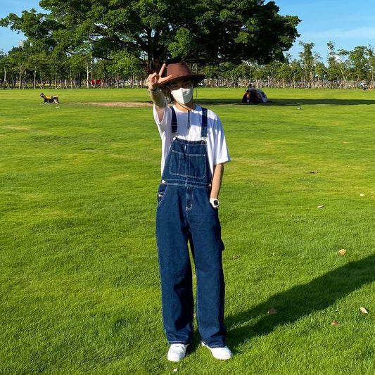 更新:79769570-94 (2pc/2件) 牛仔褲工人褲工裝褲寬鬆褲休閒褲類別 jeans pants overall #pdc 711425