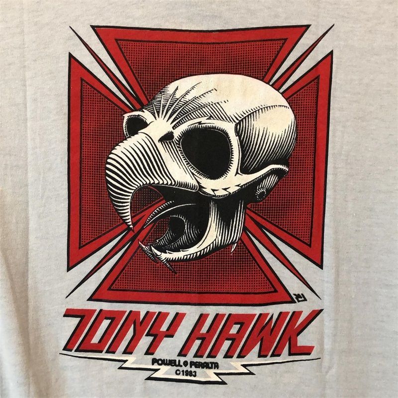 更新:79769569-99 (2pc/2件) 成人滑板Tony hawk tee #PDC 930805