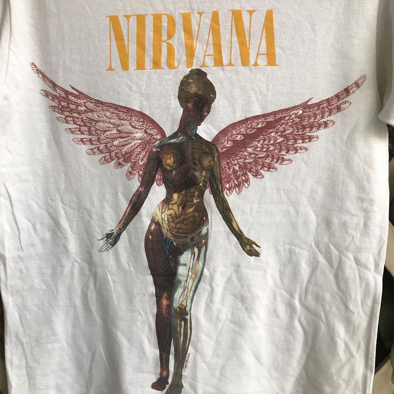 更新:79769569-99 (2pc/2件) 成人nirvana tee #PDC 930805