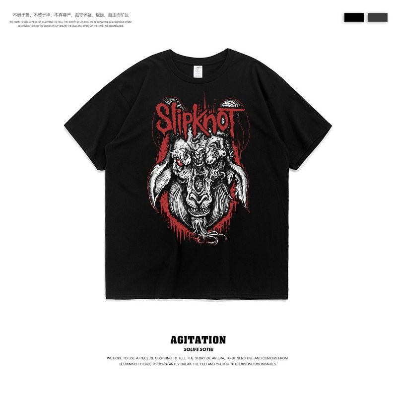 更新:79769498-99 (2pc/2件) 成人搖滾slipknot rock and roll tee #PDC 960800