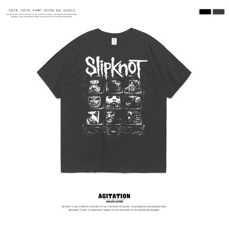 更新:79769498-99 (2pc/2件) 成人搖滾slipknot rock and roll tee #PDC 960800