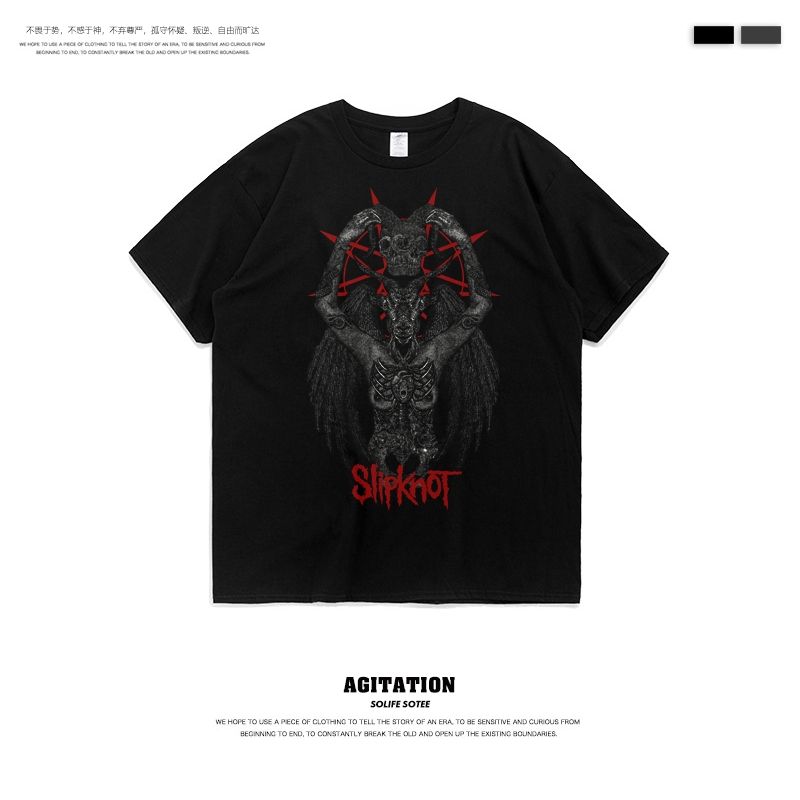更新:79769498-99 (2pc/2件) 成人搖滾slipknot rock and roll tee #PDC 960800