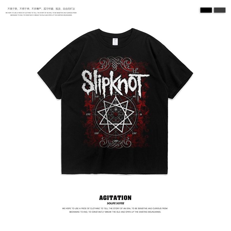更新:79769498-99 (2pc/2件) 成人搖滾slipknot rock and roll tee #PDC 960800