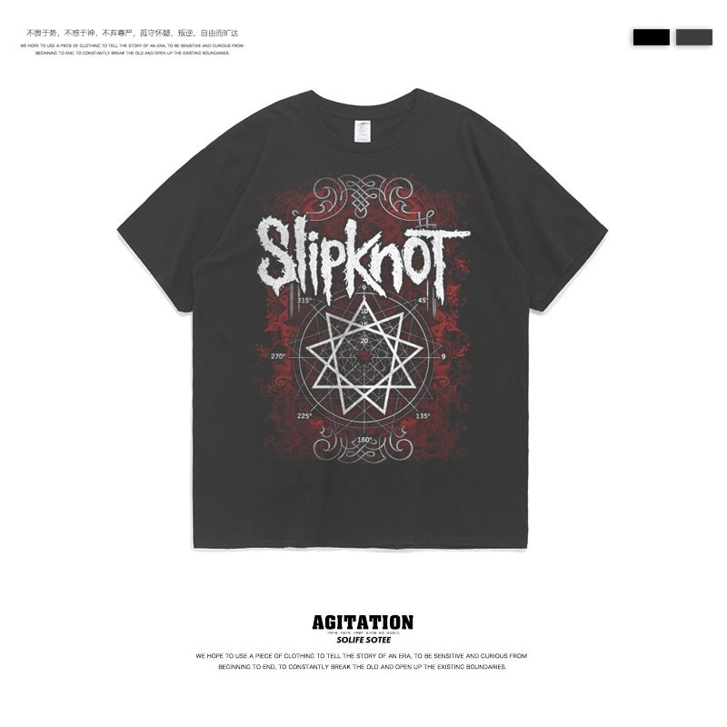 更新:79769498-99 (2pc/2件) 成人搖滾slipknot rock and roll tee #PDC 960800