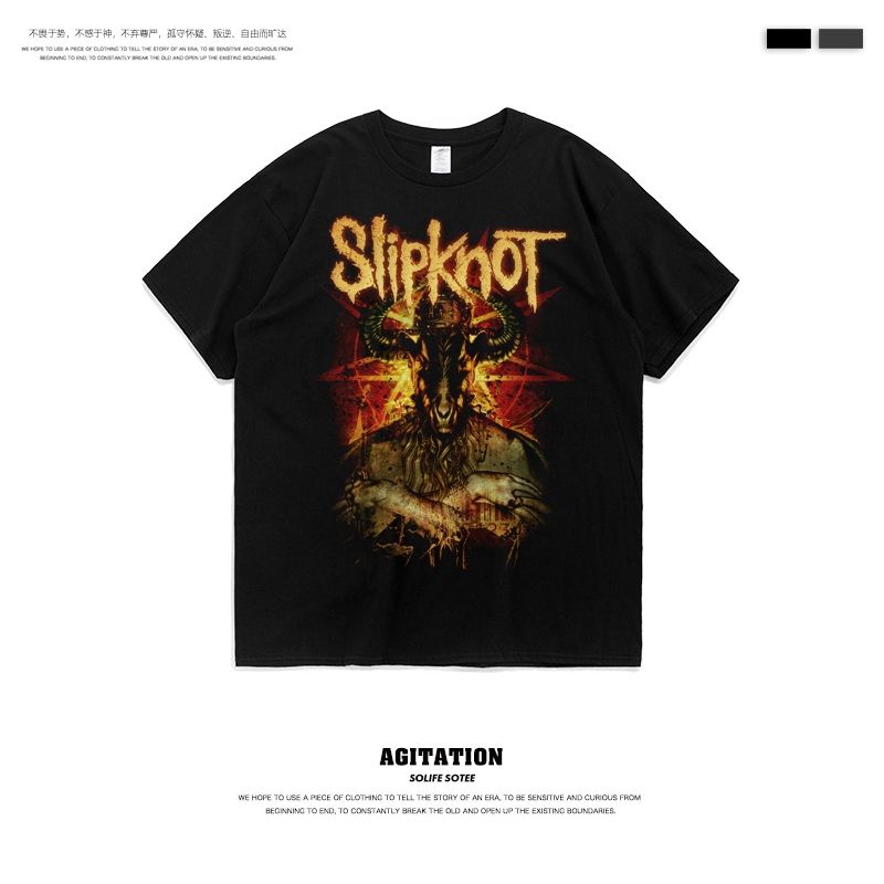 更新:79769498-99 (2pc/2件) 成人搖滾slipknot rock and roll tee #PDC 960800