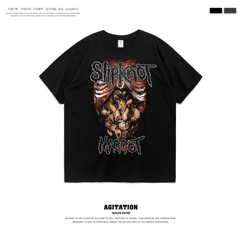 更新:79769498-99 (2pc/2件) 成人搖滾slipknot rock and roll tee #PDC 960800