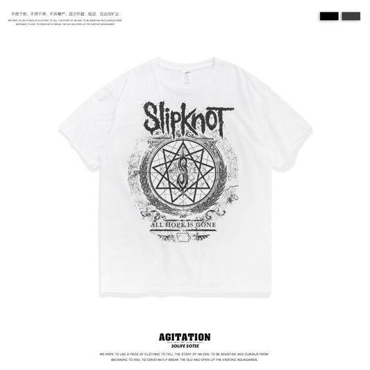 更新:79769498-99 (2pc/2件) 成人搖滾slipknot rock and roll tee #PDC 960800