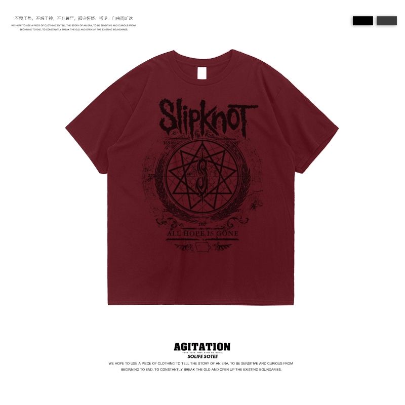 更新:79769498-99 (2pc/2件) 成人搖滾slipknot rock and roll tee #PDC 960800