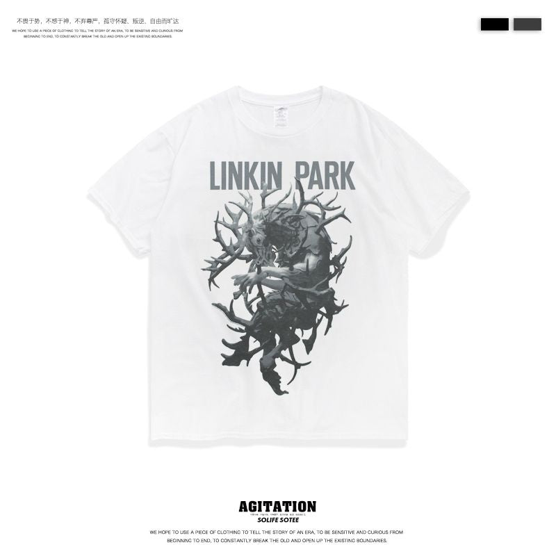 更新:79769498-99 (2pc/2件) 成人搖滾linkin park rock and roll tee #PDC 960800
