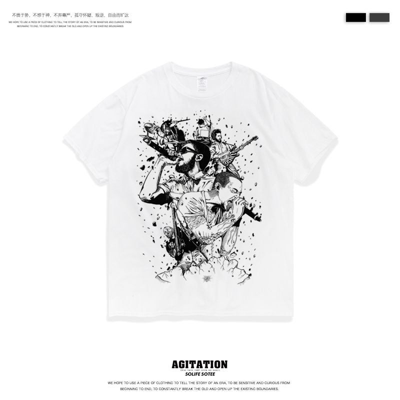 更新:79769498-99 (2pc/2件) 成人搖滾linkin park rock and roll tee #PDC 960800
