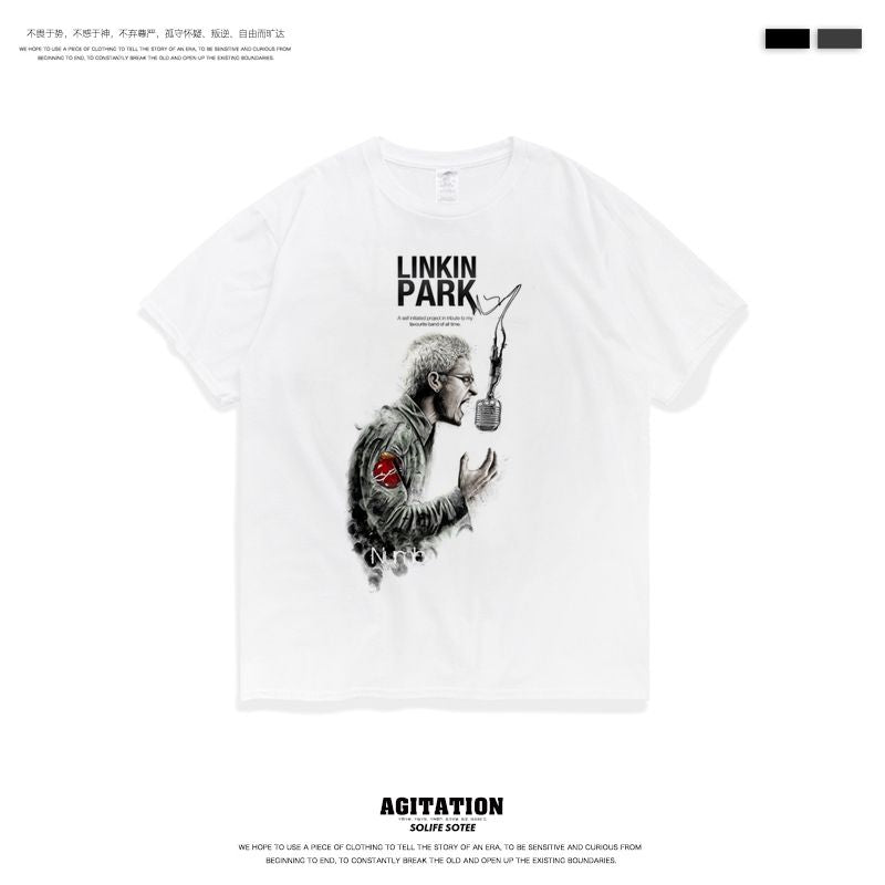 更新:79769498-99 (2pc/2件) 成人搖滾linkin park rock and roll tee #PDC 960800
