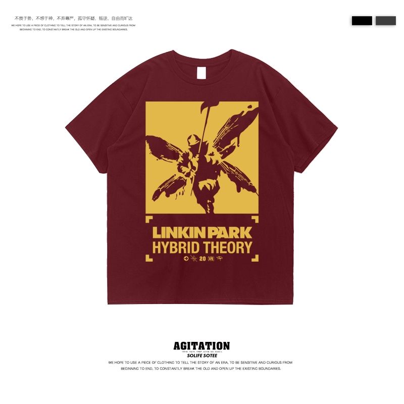 更新:79769498-99 (2pc/2件) 成人搖滾linkin park rock and roll tee #PDC 960800
