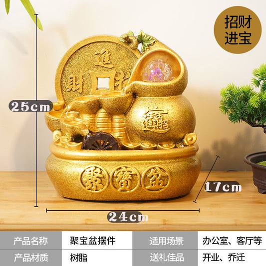 更新:79769498-96 (2pc/2個) 風水輪瀑布流水擺設 waterfall fountain #PDC 740856