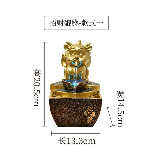 更新:79769498-96 (2pc/2個) 風水輪瀑布流水擺設 waterfall fountain #PDC 740856