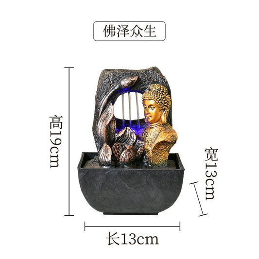 更新:79769498-96 (2pc/2個) 風水輪瀑布流水擺設 waterfall fountain #PDC 740856