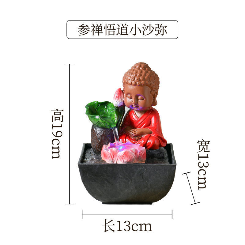 更新:79769498-96 (2pc/2個) 風水輪瀑布流水擺設 waterfall fountain #PDC 740856
