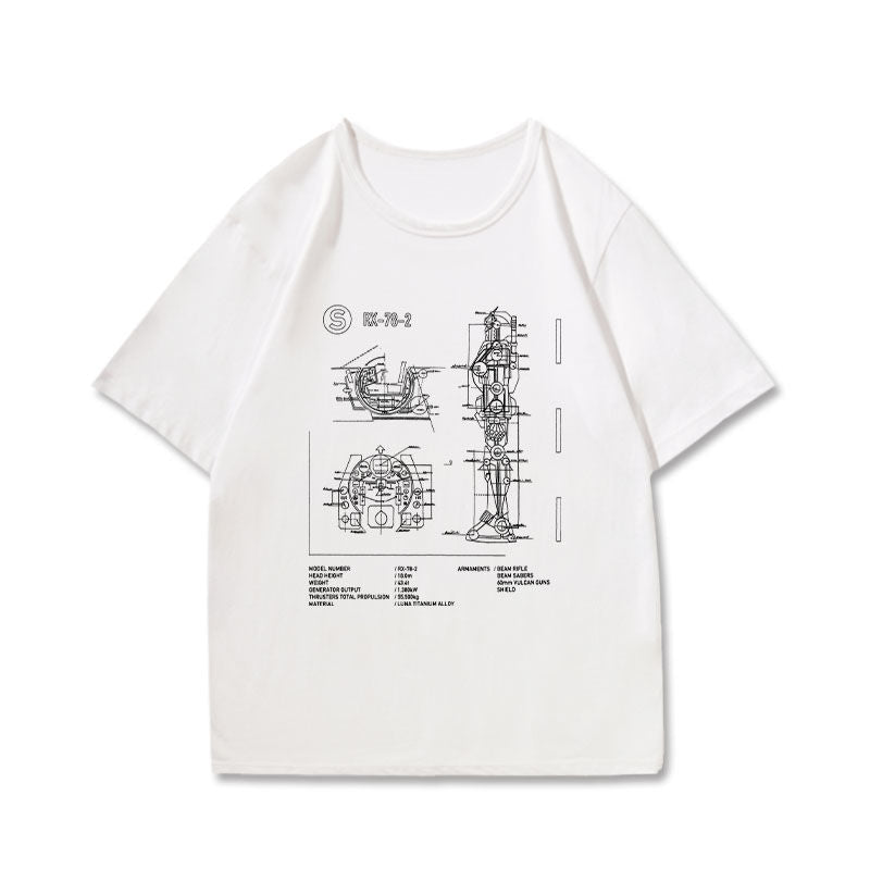 更新:79769498-95 (2pc/2件) 成人童裝機動戰士高達gundam tee #PDC 690919