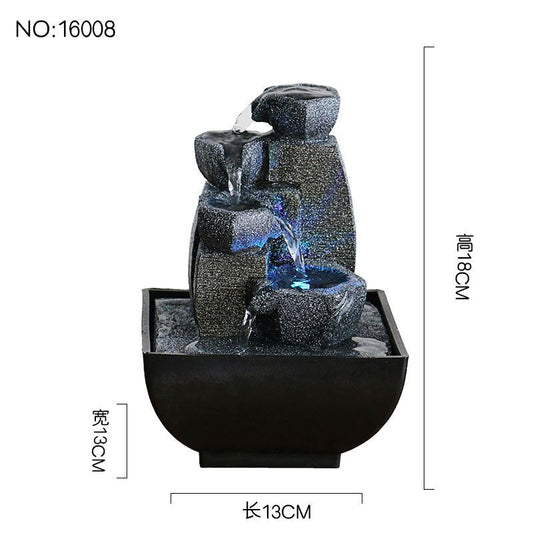 更新:79769498-96 (2pc/2個) 風水輪瀑布流水擺設 waterfall fountain #PDC 740856