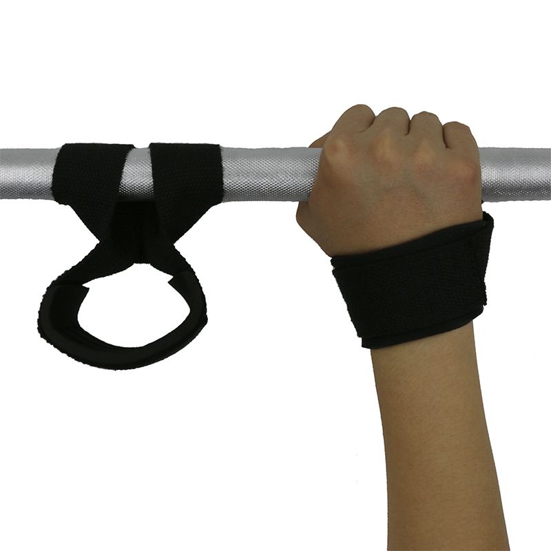 更新:79769497-97 (2對/2pair) 舉重健身手腕助力鈎助力帶 gym gloves power lifting hooks grips belt #PDC 760834