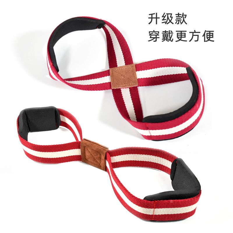 更新:79769497-97 (2對/2pair) 舉重健身手腕助力鈎助力帶 gym gloves power lifting hooks grips belt #PDC 760834