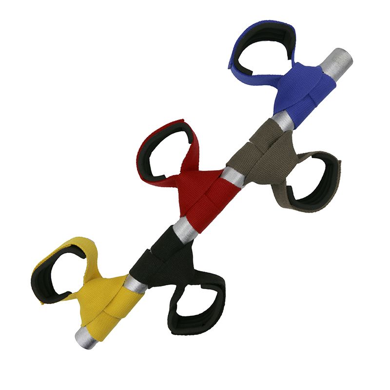 更新:79769497-97 (2對/2pair) 舉重健身手腕助力鈎助力帶 gym gloves power lifting hooks grips belt #PDC 760834