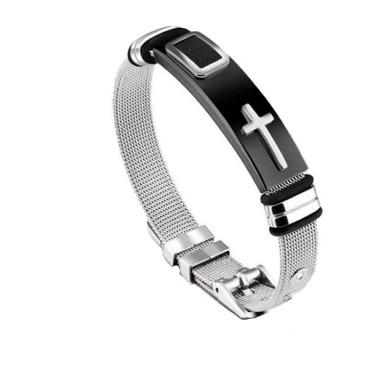 更新:79769495-98 (2pc/2件) 手鈪手鏈手鐲十字架 cross bracelet #pdc 750800