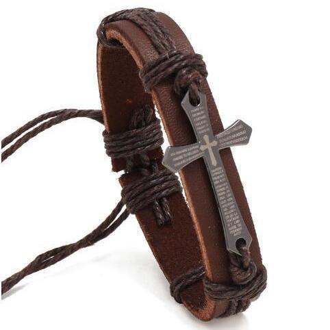 更新:79769495-98 (2pc/2件) 手鈪手鏈手鐲十字架 cross bracelet #pdc 750800