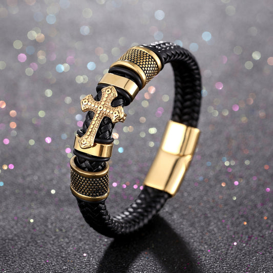 更新:79769495-98 (2pc/2件) 手鈪手鏈手鐲十字架 cross bracelet #pdc 750800