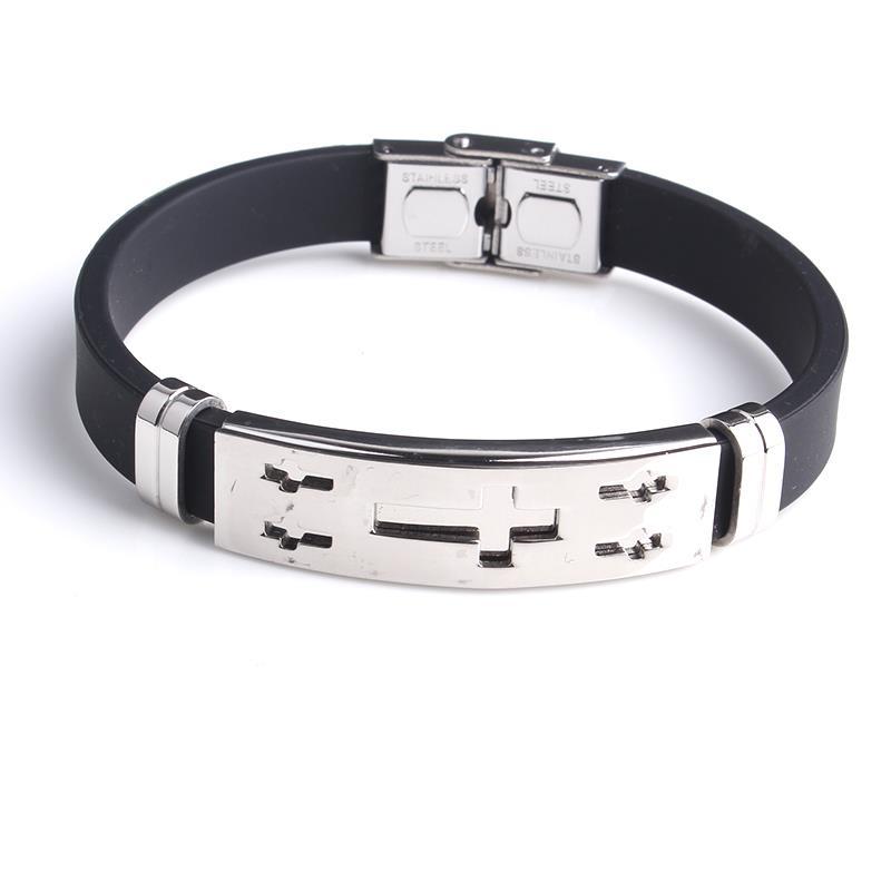 更新:79769495-98 (2pc/2件) 手鈪手鏈手鐲十字架 cross bracelet #pdc 750800