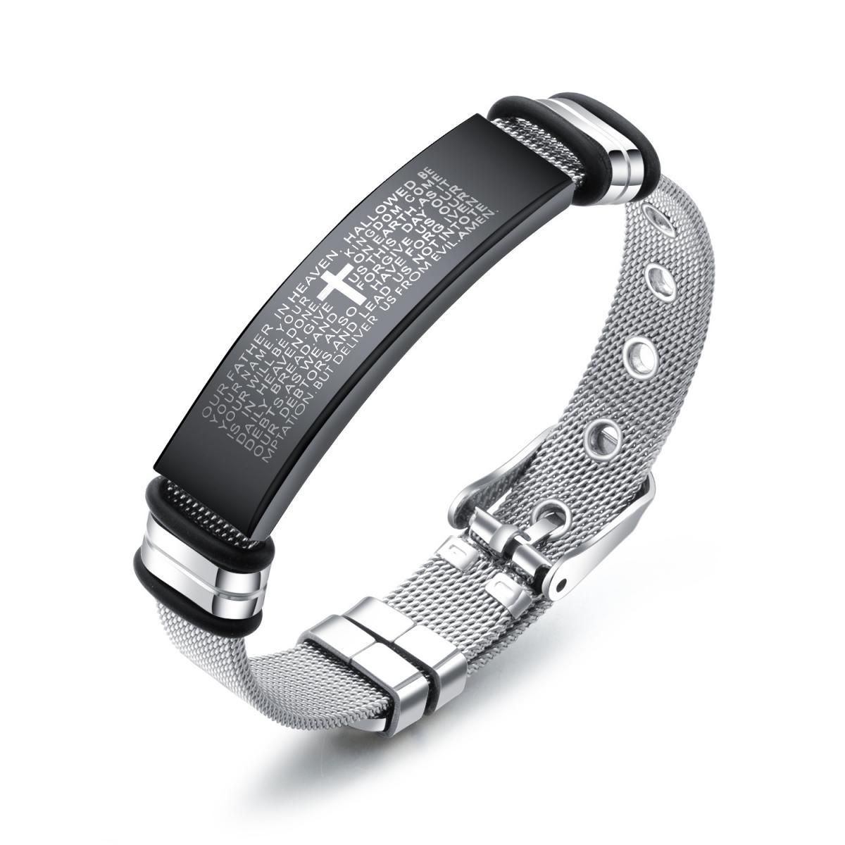 更新:79769495-98 (2pc/2件) 手鈪手鏈手鐲十字架 cross bracelet #pdc 750800