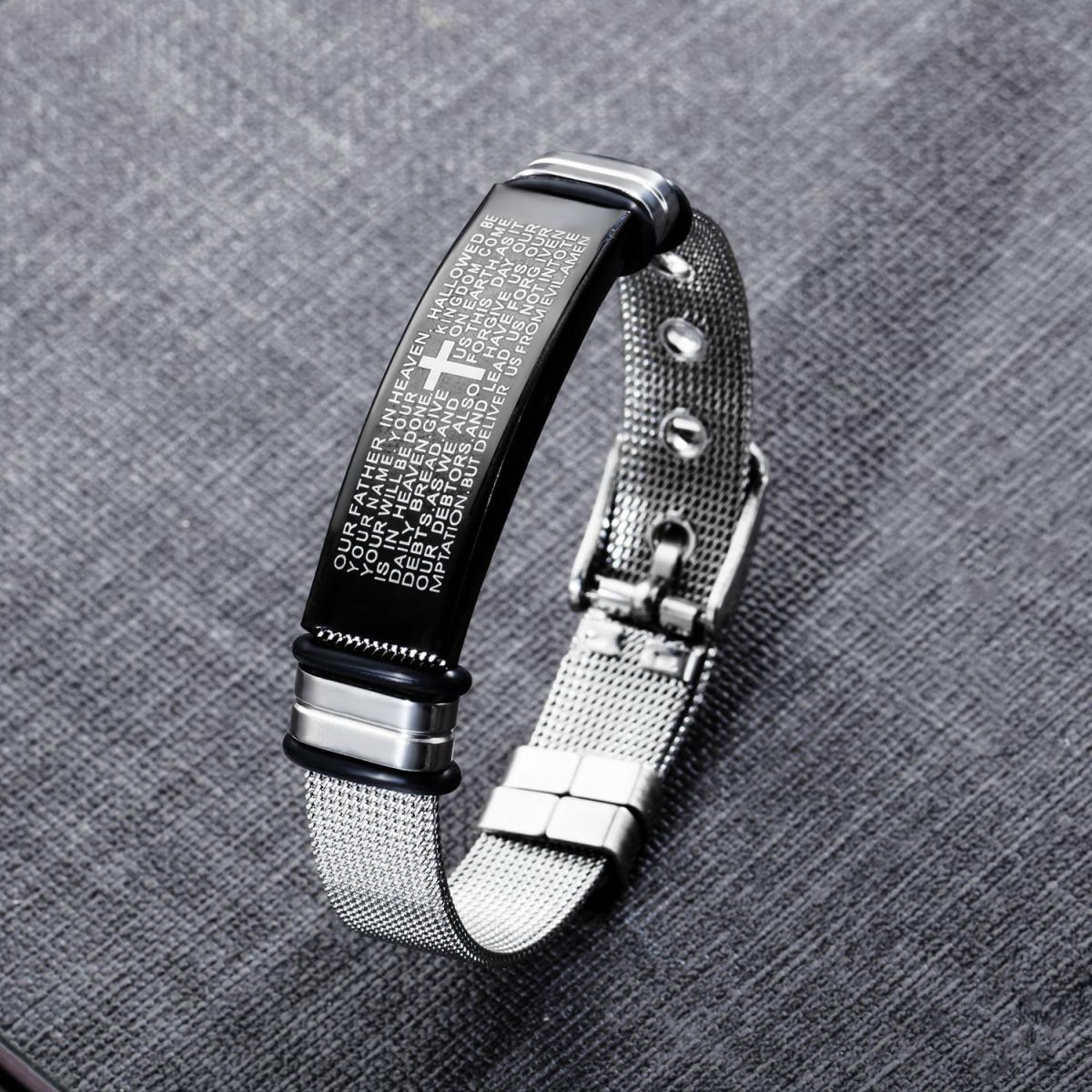 更新:79769495-98 (2pc/2件) 手鈪手鏈手鐲十字架 cross bracelet #pdc 750800